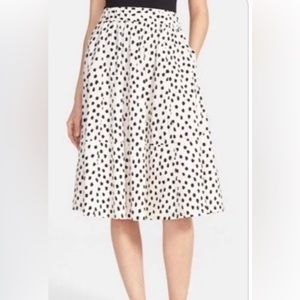 Kate Spade Leopard Dot Elastic Waist Skirt-size 4